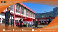 Suasana Upacara Bendera di Lapas Lahat Peringati HUT RI ke - 77
