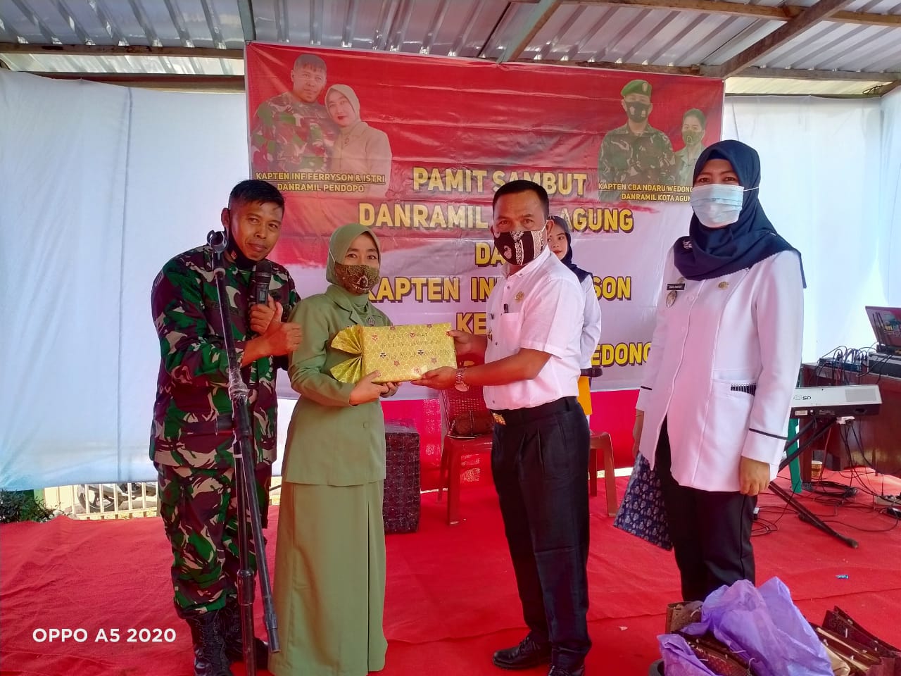 Pisah Sambut Danramil Kota Agung Berlangsung Khidmat
