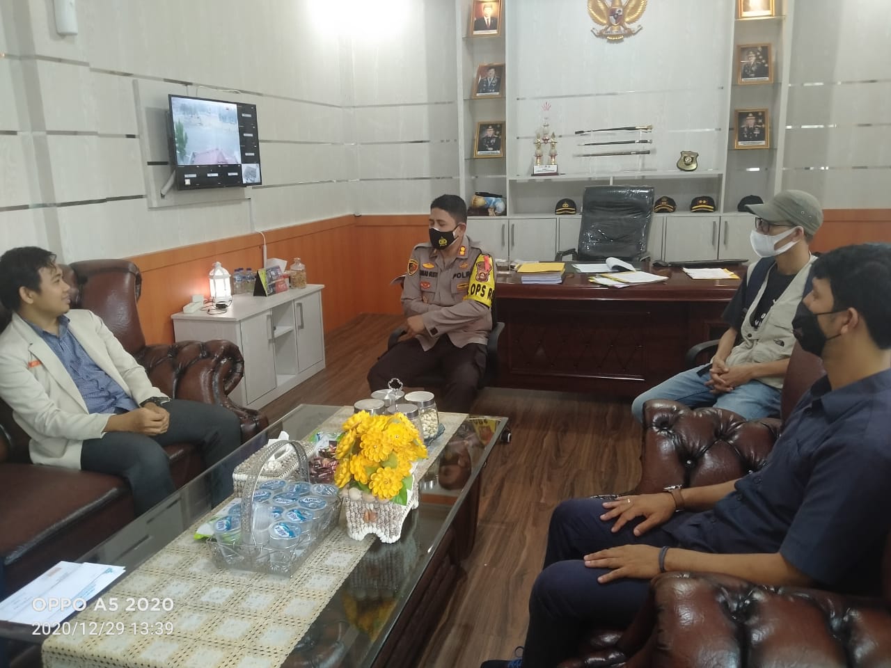 Pengurus PDPM Lahat menyampaikan program PDPM Lahat ke depan sekaligus menyatakan kesiapan mendukung program Polres Lahat