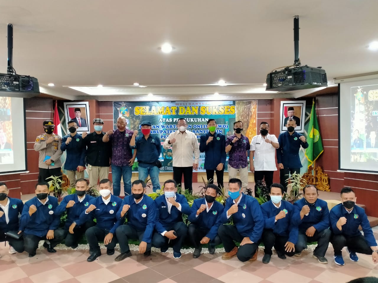Pelantikan PD IWO, Bupati MUBA Harapkan Wartawan Online Junjung Tinggi Kode Etik Jurnalistik