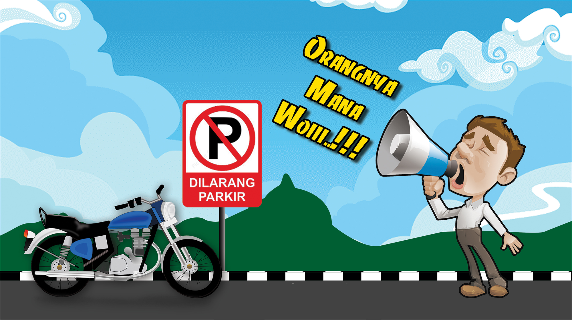 ilustrasi motor terparkir by : admin wartabianglala ilustrasi motor terparkir by : admin wartabianglala