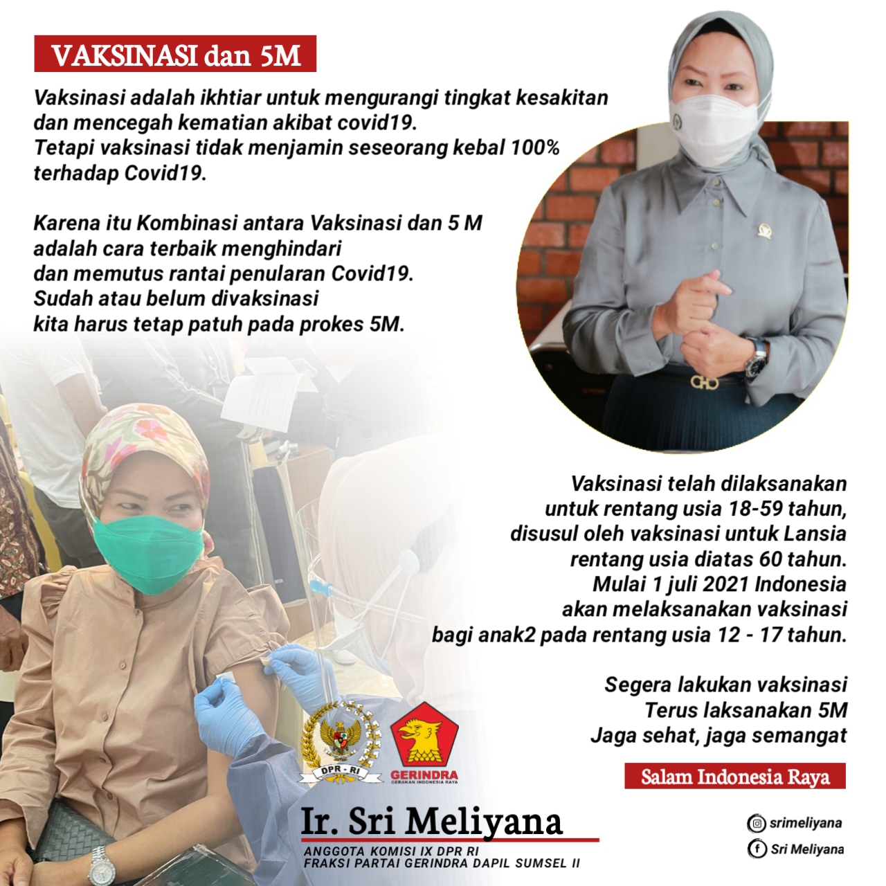 Lahat Zona Merah, Sri Meliyana: Pemerintah Daerah Komando Terdepan dan Berikan Contoh Perilaku Sesuai Prokes