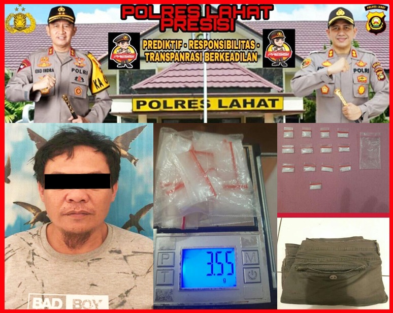Pengedar Beserta 13 Paket Kecil Sabu Ditangkap di Kolam Pemancingan
