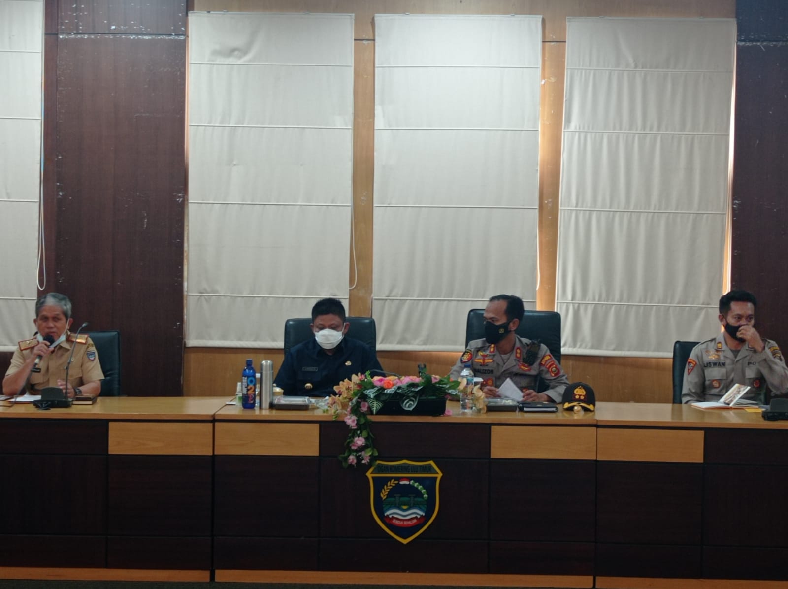 Pemkab dan Polres OKU Timur Adakan Rapat Untuk Capai Target 70% Vaksinasi