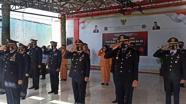 Upacara HBP Ke-58 Lapas Lahat