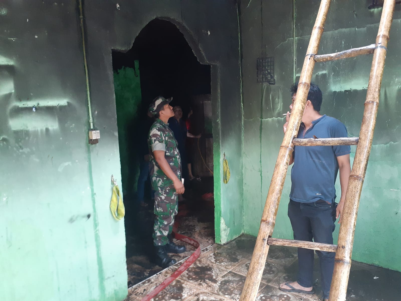 Rumah Warga Hangus Terbakar