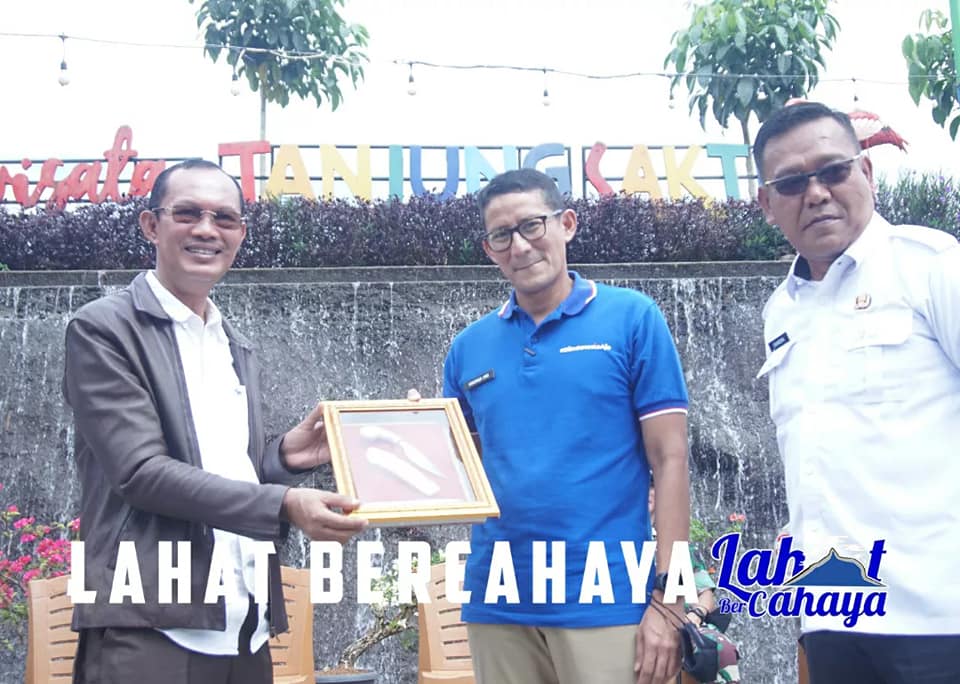 Kunjungan Menteri Pariwisata Dan Ekonomi Kreatif Ke Argo Wisata Tj. Sakti Lahat