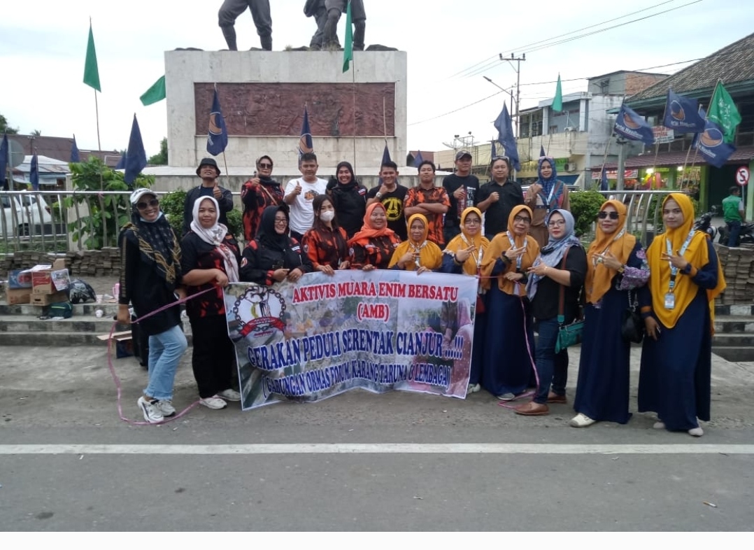 Gabungan Organisasi Muara Enim Adakan Aksi Peduli Musibah Cianjur