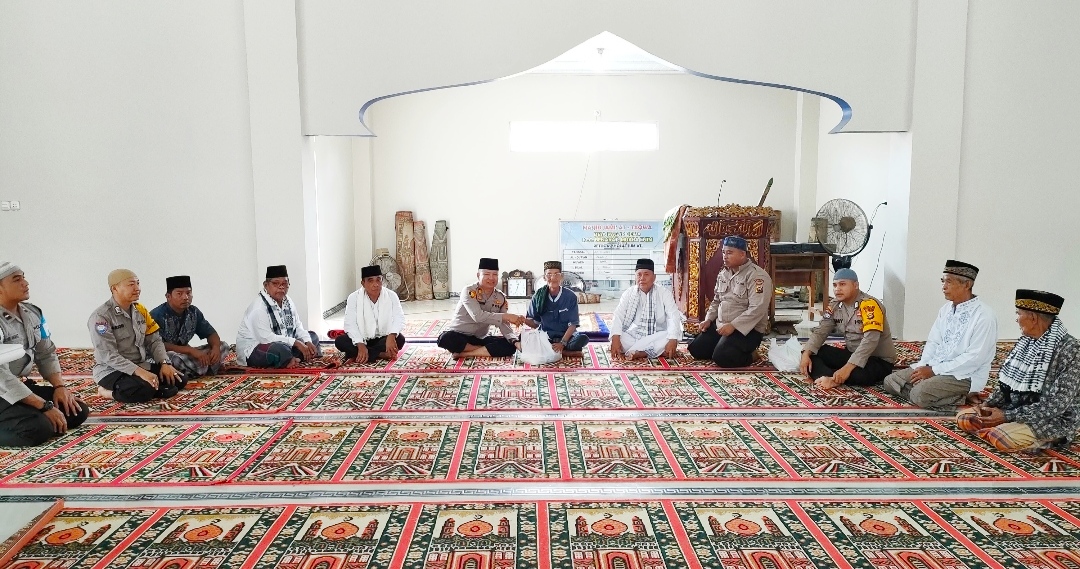 Kades Pagar Dewa Benakat, Sambut Giat Safari Jumat Kapolsek Gunung Megang