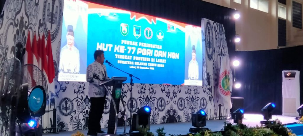 Gubernur Sumatera Selatan Hadiri Acara Puncak HUT PGRI Ke-77 Di Kabupaten Lahat