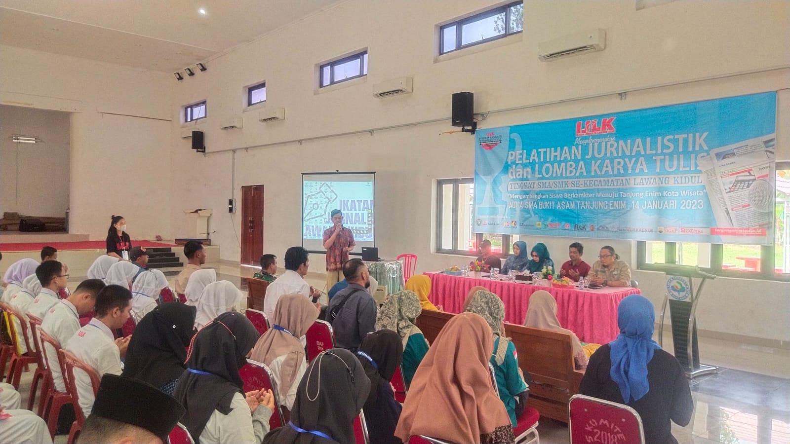 IJLK gelar pelatihan jurnalistik Tingkat SLTA sederajat Se kecamatan Lawang Kidul