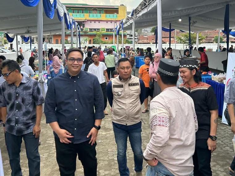 Satker PTBA Menggelar Pasar Ramadhan, Di Buka Camat Lawang Kidul