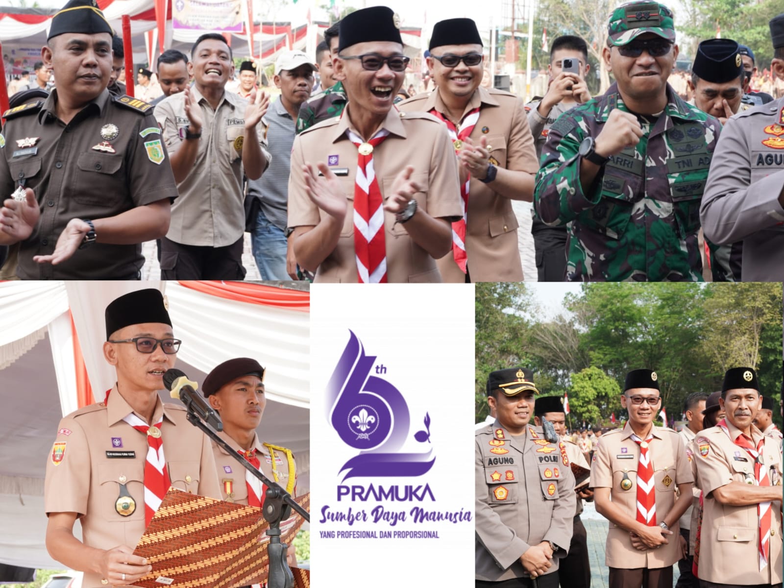 Perkemahan Hari Gerakan Pramuka Ke 62 Tahun 2023 di OKU Timur Berlangsung Sukses dan Meriah