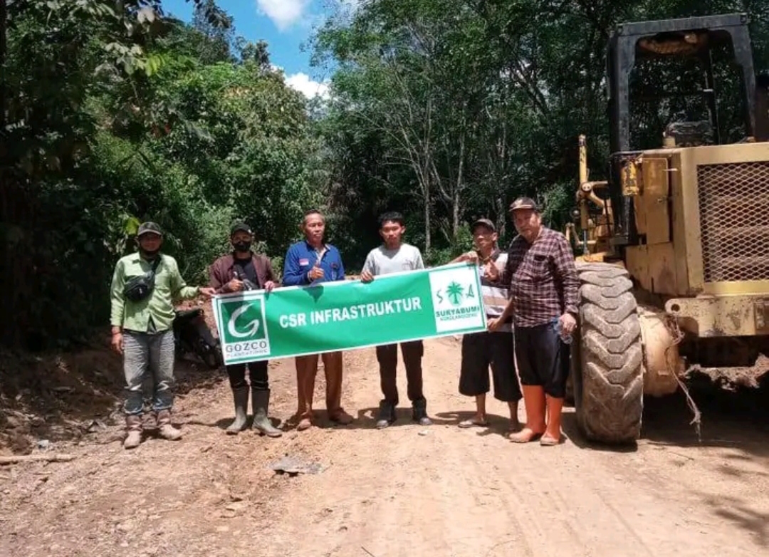 CSR PT Agro Perbaiki Jalan Desa, Masyarakat Pagar Jati Benakat Ucapkan Terima Kasih