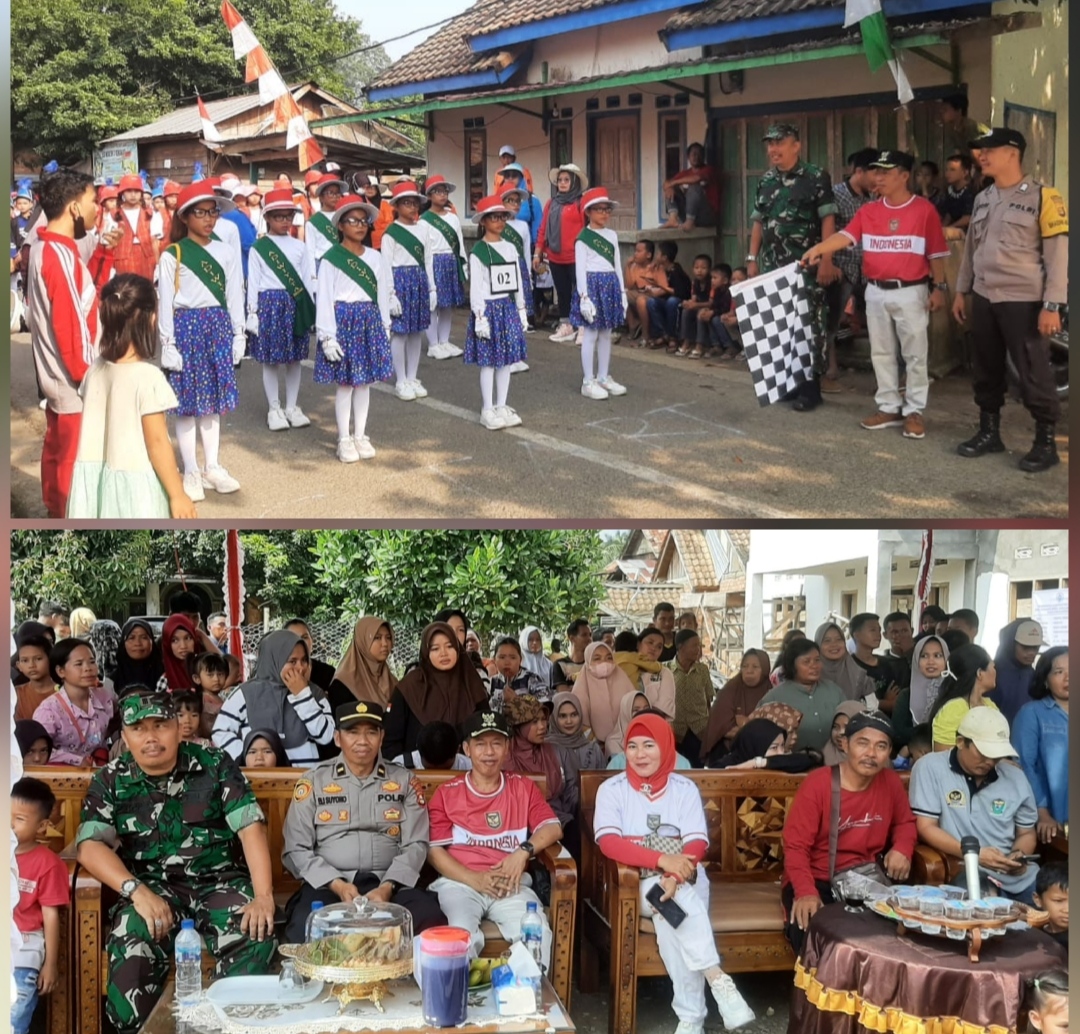 Lomba Gerak Jalan Indah di Kecamatan Benakat Berjalan Lancar