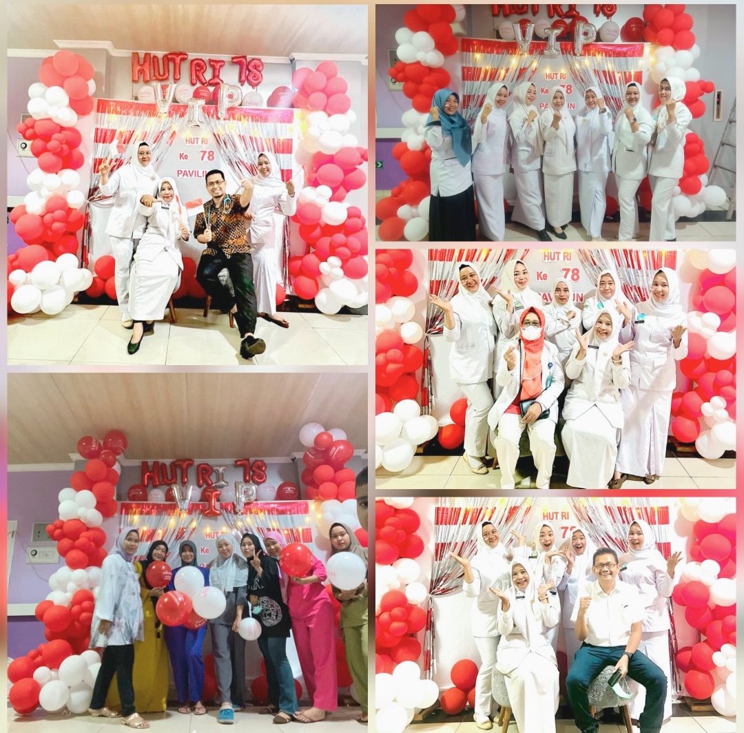 Meriahkan HUT RI Ke-78, Unit Bangsal Paviliun RSUD Dr HM Rabain Ikuti Lomba PhotoBooth