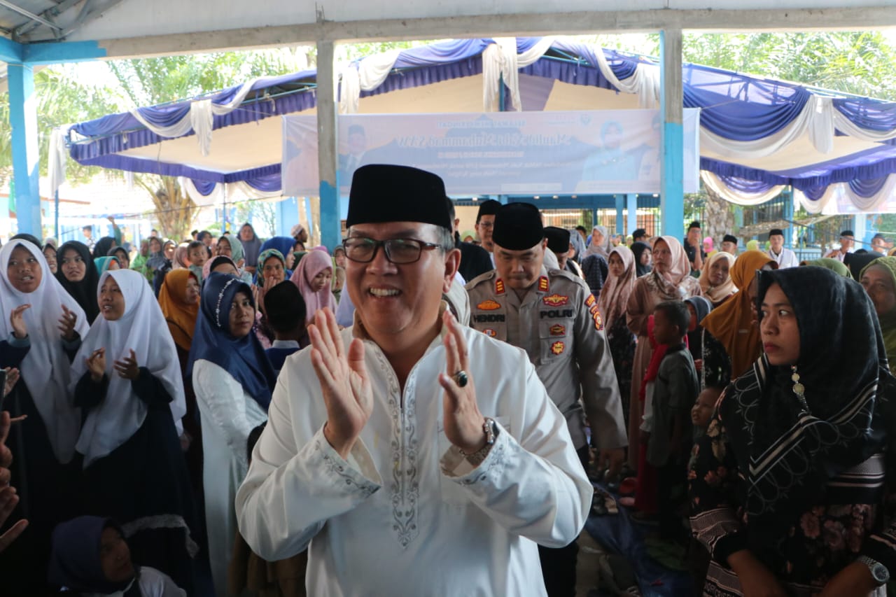 Kunjungan Perdana Ahmad Rizali PJ Bupati Muara Enim di Sambut Antusias Masyarakat Lubai