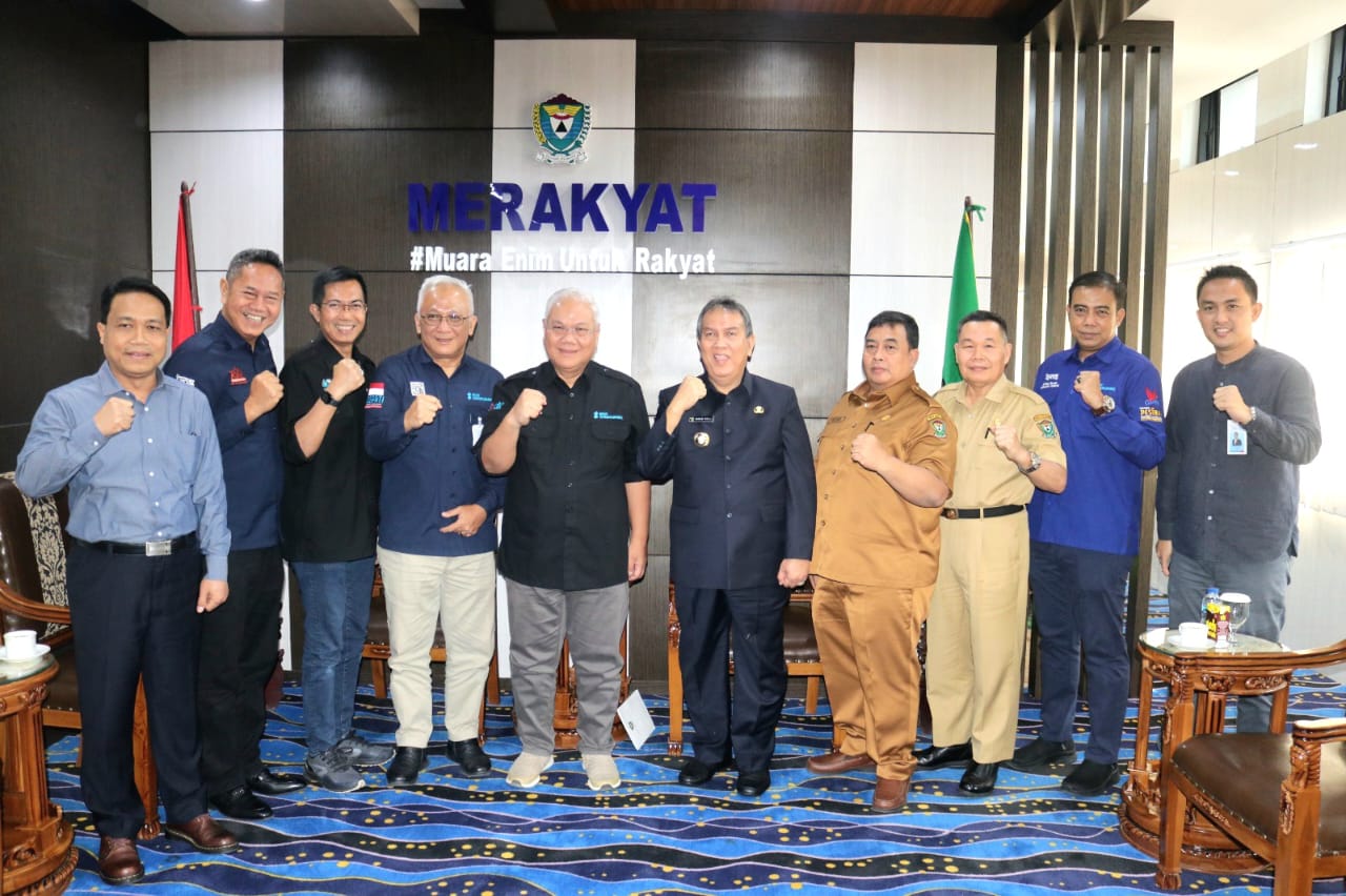 Pj. Bupati Muara Enim, Sambut Kunjungan Direktur Utama Bank Sumsel Babel