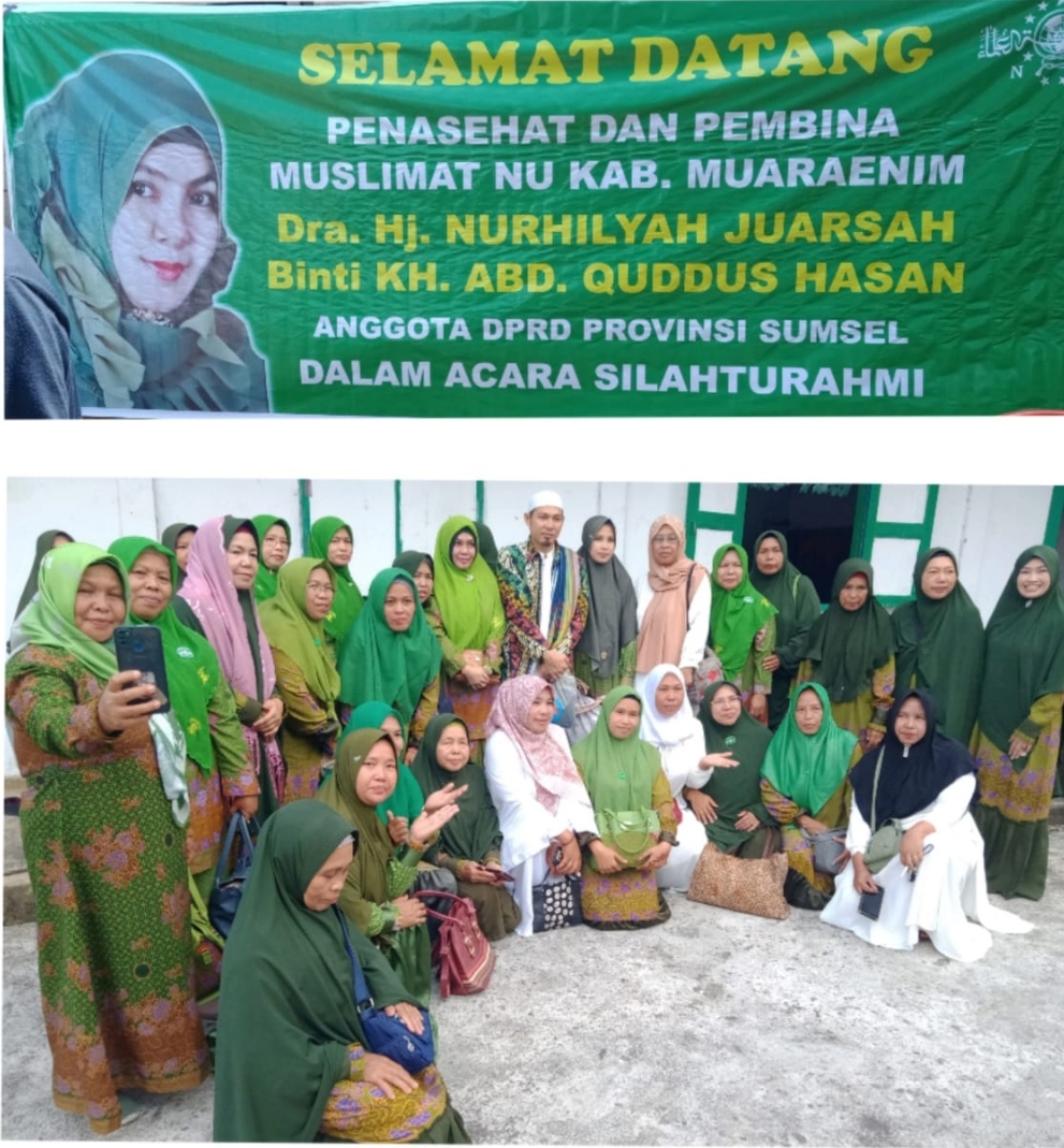 Nurhilyah Juarsah Anggota DPRD Prov Sumsel, Laksanakan Reses Sekaligus Silaturrahmi dengan Muslimat NU Muara Enim