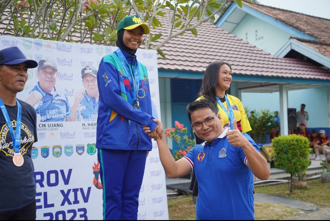 Muara Enim Juara Umum Cabor Drum Band Porprov 2023