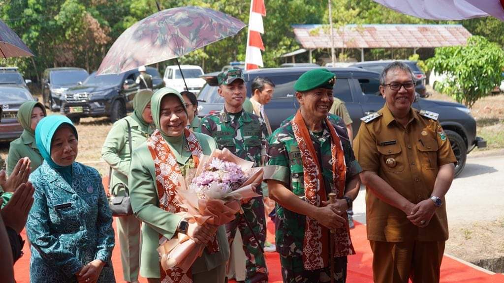 Didampingi Dandim 0404 Muara Enim, PJ Bupati Sambut Kunjungan Pangdam II Sriwijaya