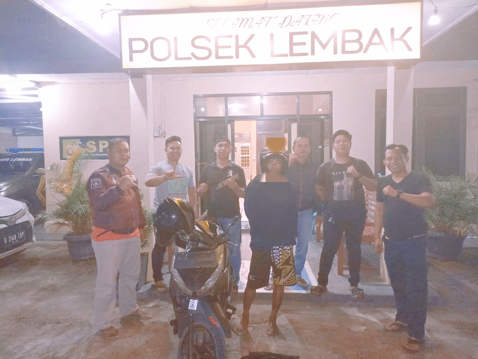 Begal Motor Seorang Guru, Satu Orang Pelaku Diringkus Polsek Lembak