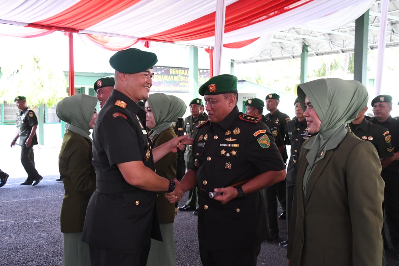 Danrem 044 / Gapo Pimpin Sertijab Dandim 0404 / Muara Enim