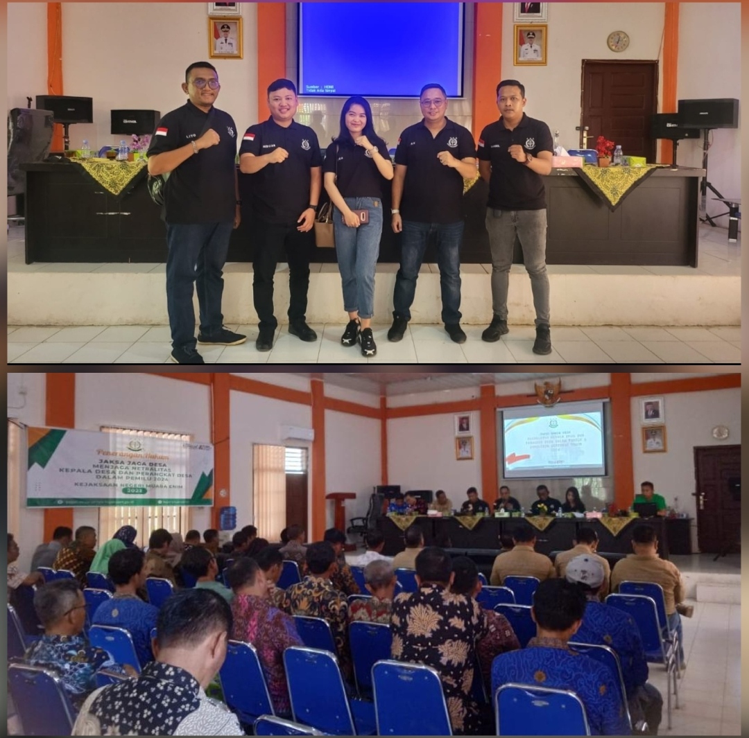 Melalui Giat Jaga Desa, Kejari Muara Enim Ingatkan Kades dan Perangkat Untuk Netral Pada Pemilu