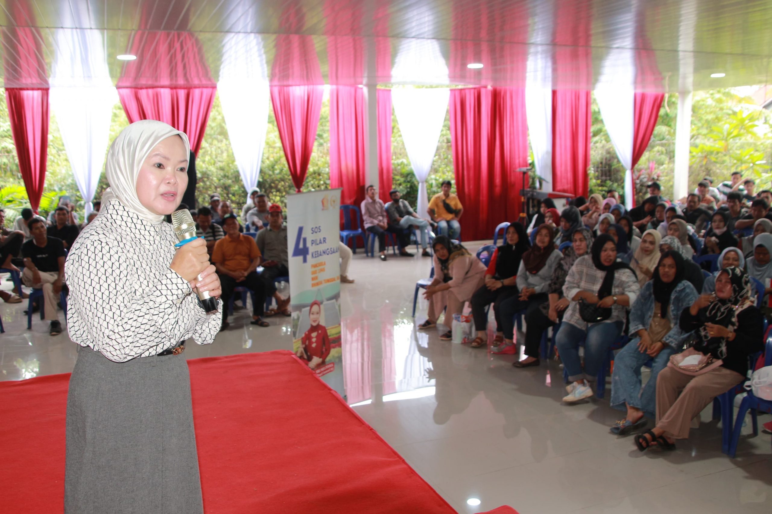 PASCA PEMILU, SRI MELIYANA GELAR SOSIALISASI 4 PILAR KEBANGSAAN