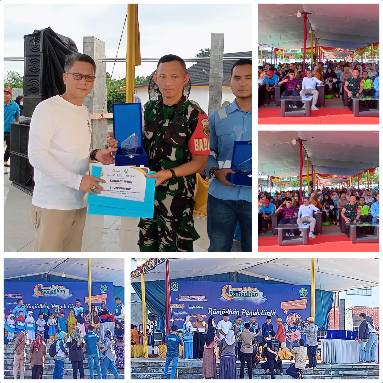 KESAN-PESAN BABINSA IMAM UDIN PADA PENUTUPAN BAZAR RAMADHAN 1445 H/2024 M