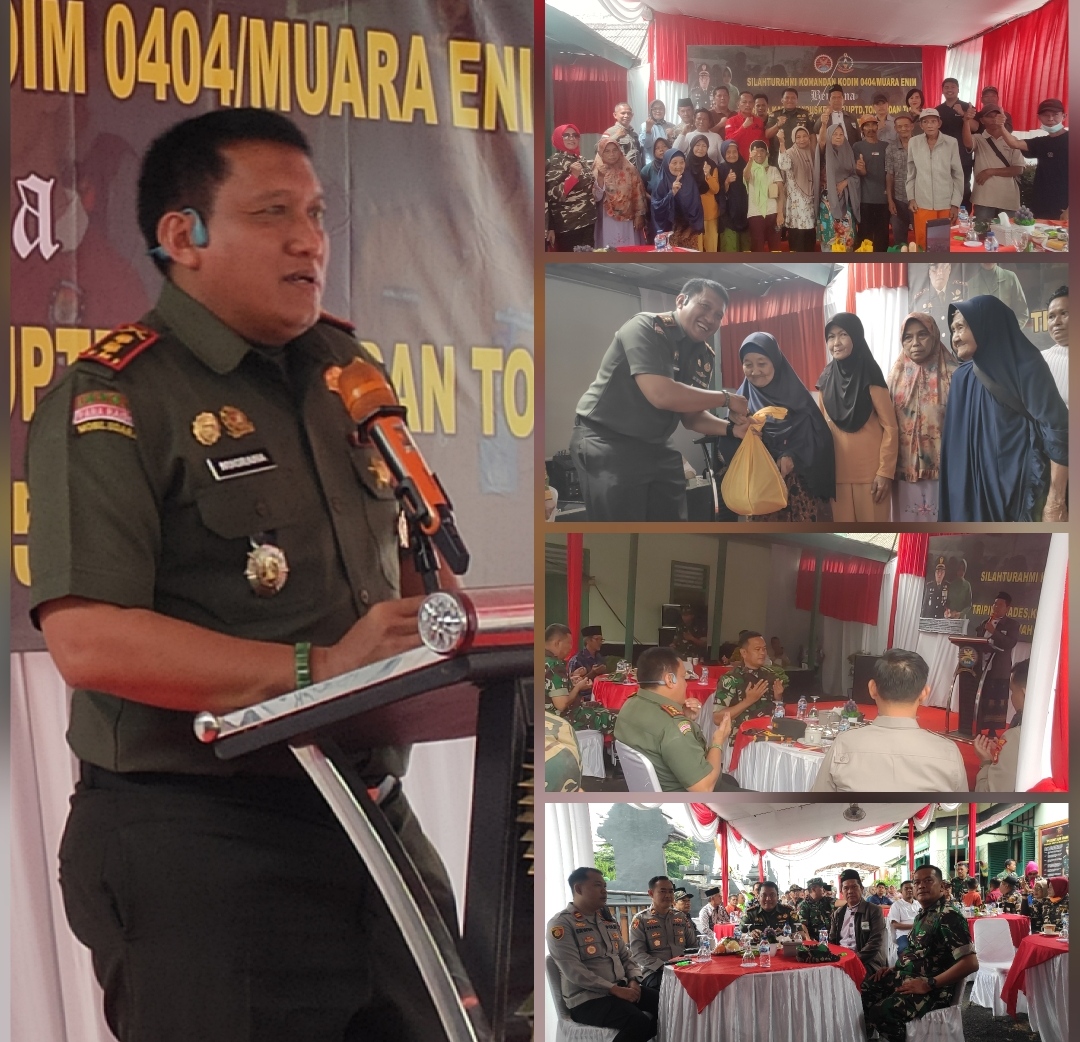Kunker Dandim 0404/Muara Enim di Wilayah Koramil 404-05/TE, Berikan Kesan Positif