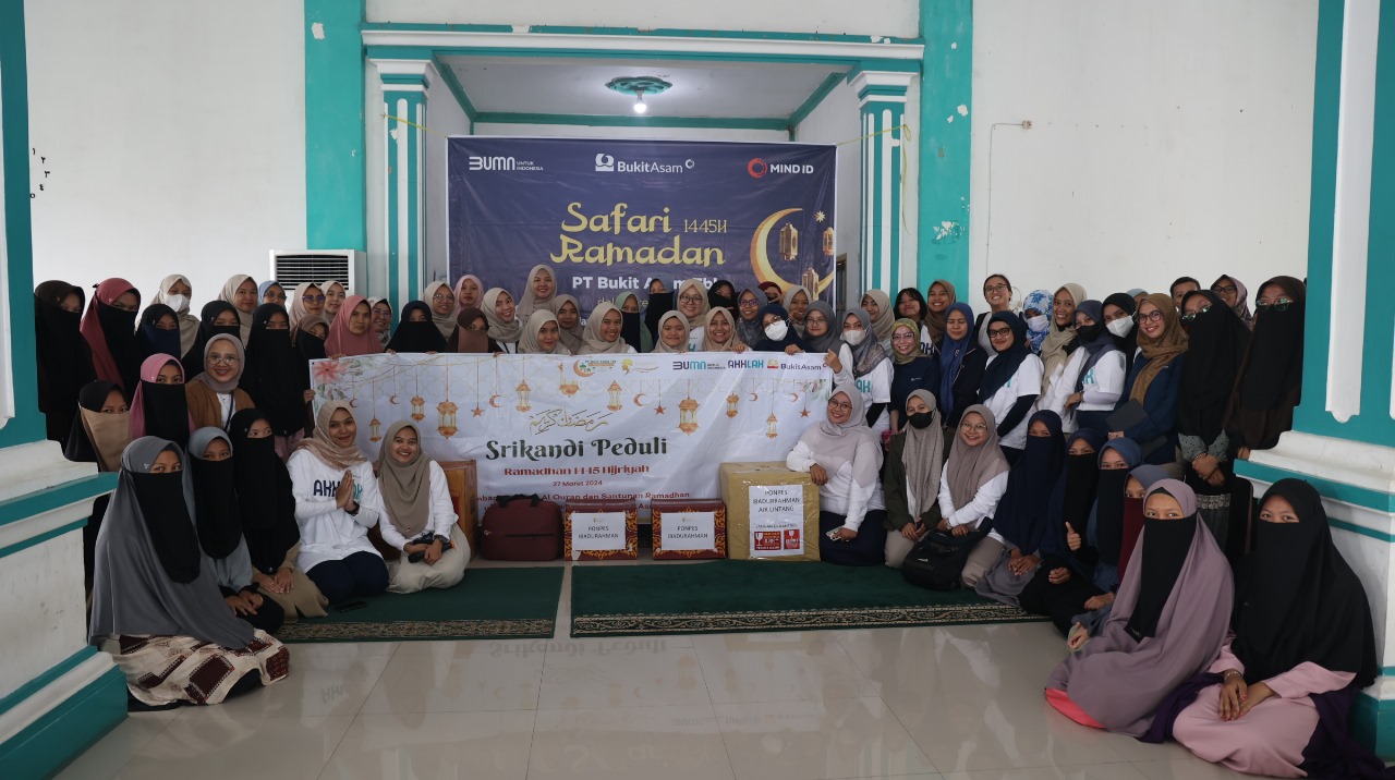 Srikandi Bukit Asam Berbagi Kebahagiaan Ramadan Bersama Pondok Pesantren dan Panti Asuhan