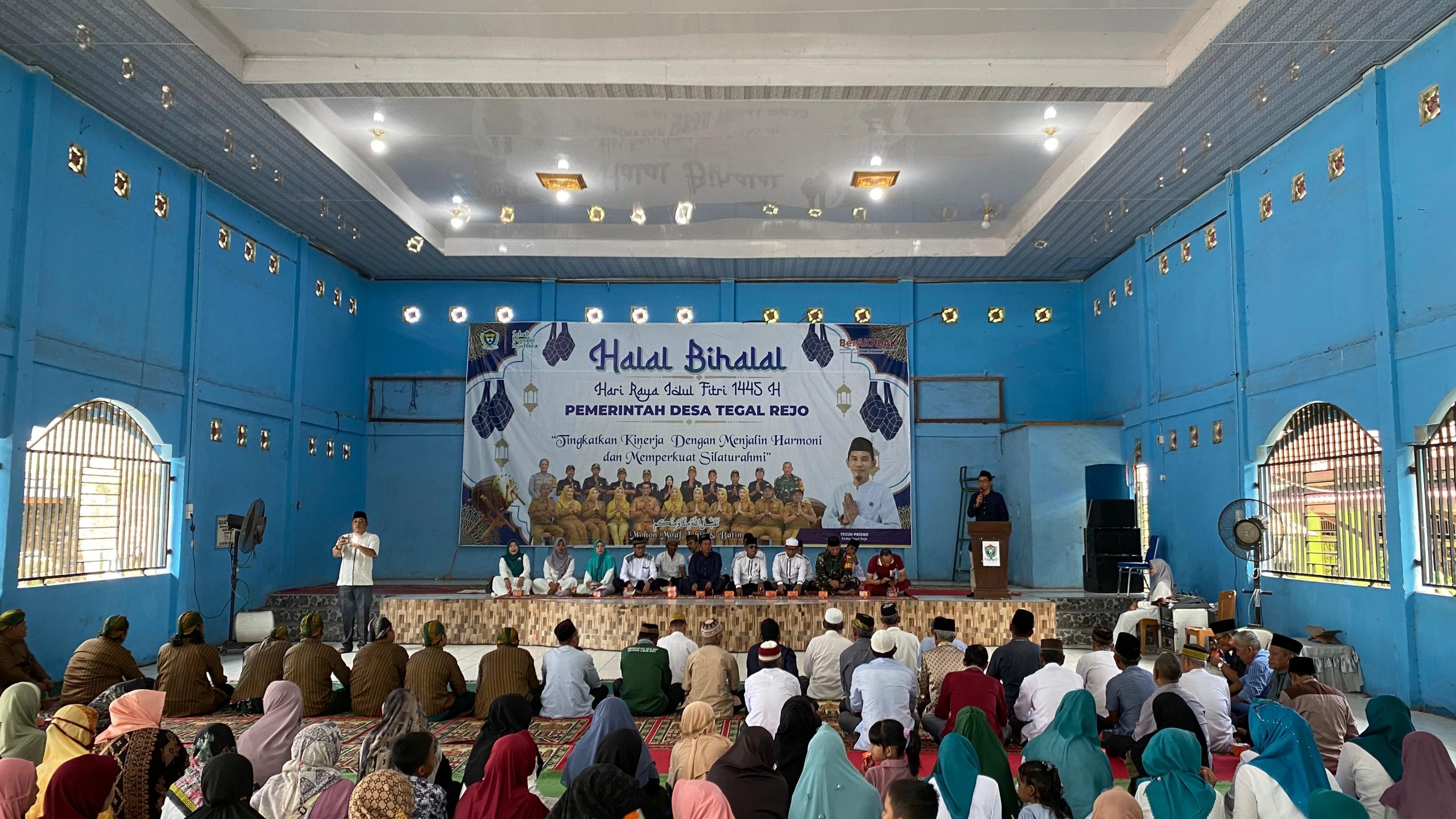 Babinsa Desa Tegal Rejo Hadiri Acara Halal Bihalal