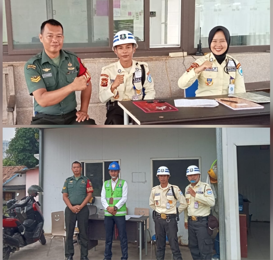 Anggota Babinsa Koramil 404-05/TE, Laksanakan Giat Komsos dengan Scurity PLTU Sumsel 8