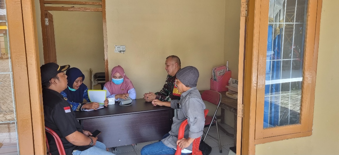 Babinsa Koramil 404-05/TE Ikuti Kordinasi Terkait Pendataan Perkembangan Kesehatan