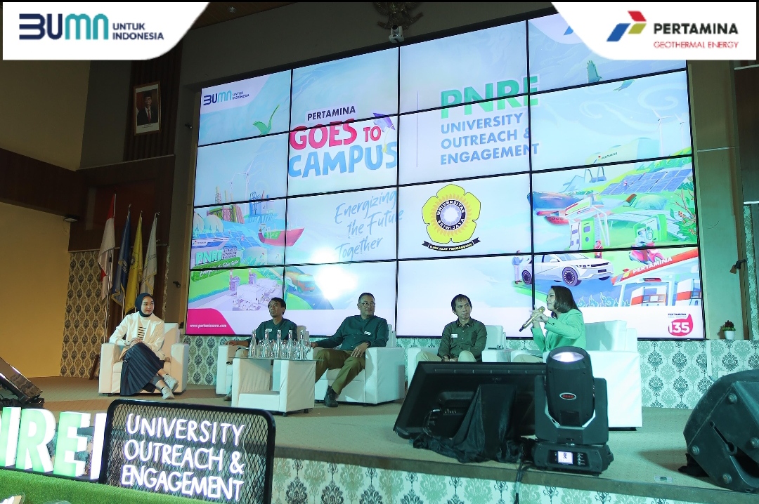 Pertamina NRE Goes To Campus UNSRI bersama PGE tentang EBT