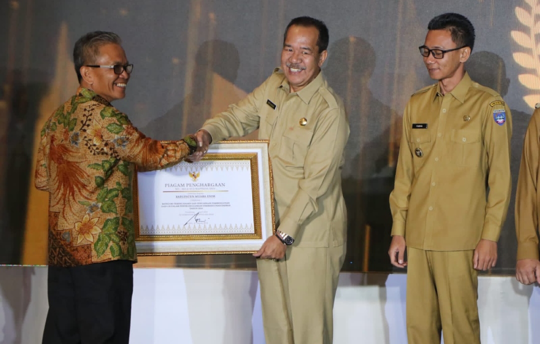 Luar Biasa, Muara Enim Terbaik Pertama Pencapaian Pembangunan Daerah se-Sumatera Selatan