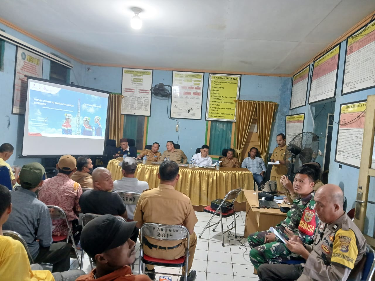 Hadiri Acara Sosialisai dari Pertamina, Sertu Ardi Kelana Harapkan Survei Seismik Berjalan Lancar