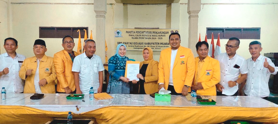 Hj Lidyawati Menuju Muara Enim 1, Usai PAN Giliran Partai Golkar Dipinang