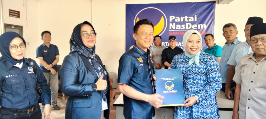 Serius Berpasangan di Pilkada Lahat, Berikut Harapan Lidyawati Cik Ujang – Haryanto di Partai Nasdem
