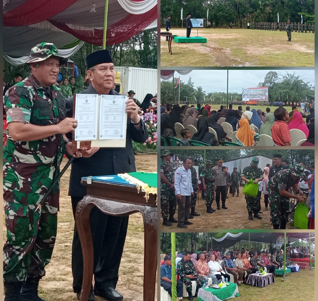 Acara TMMD ke 120, Tahun 2024 Resmi di Buka PJ Bupati Muara Enim