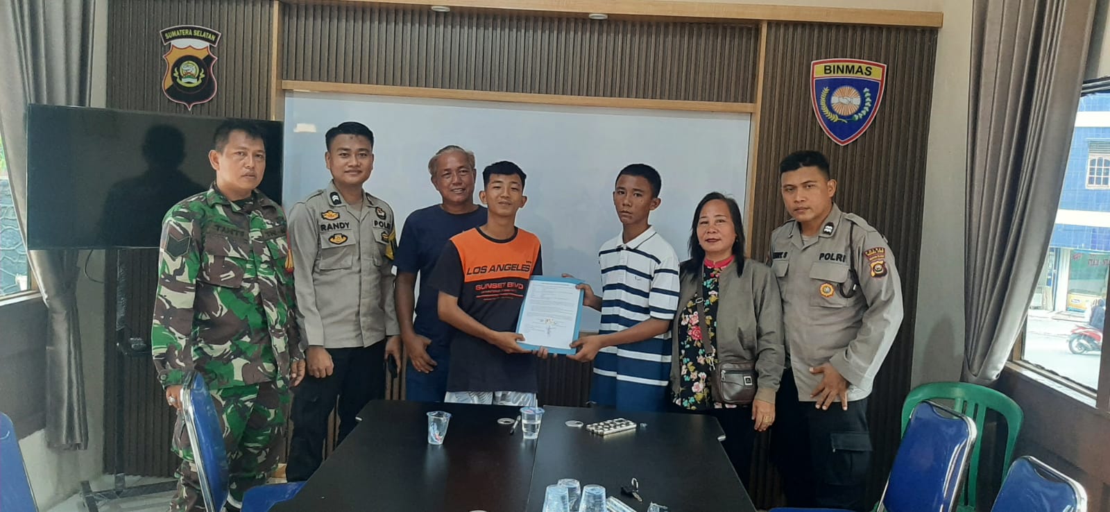 Babinsa 05/TE, Mediasi Kedua Remaja yang Hampir Bertikai