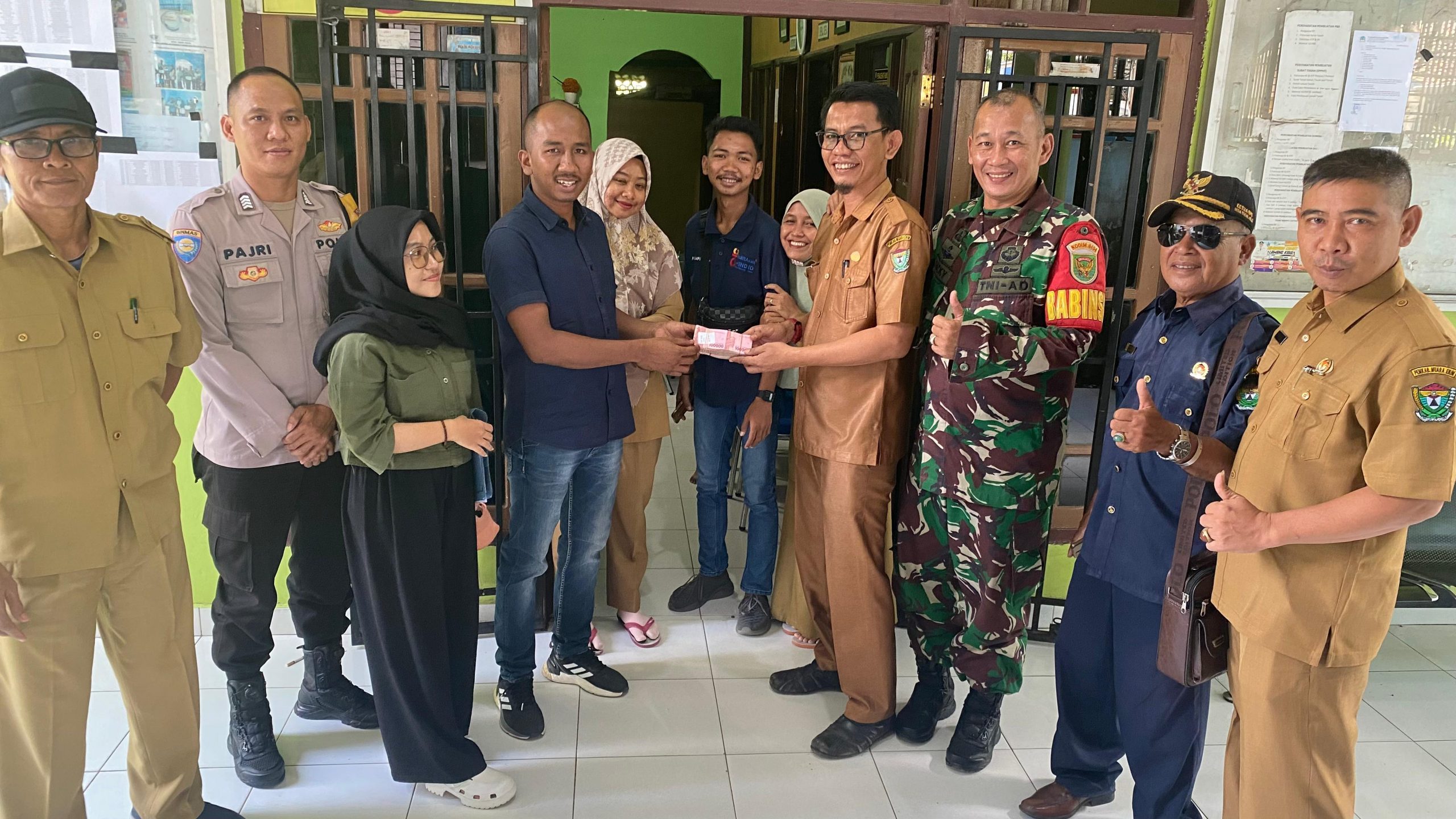 Babinsa Pelda Decky Siap Dukung Pelaksanaan HUT Tegal Rejo ke 98 Tahun