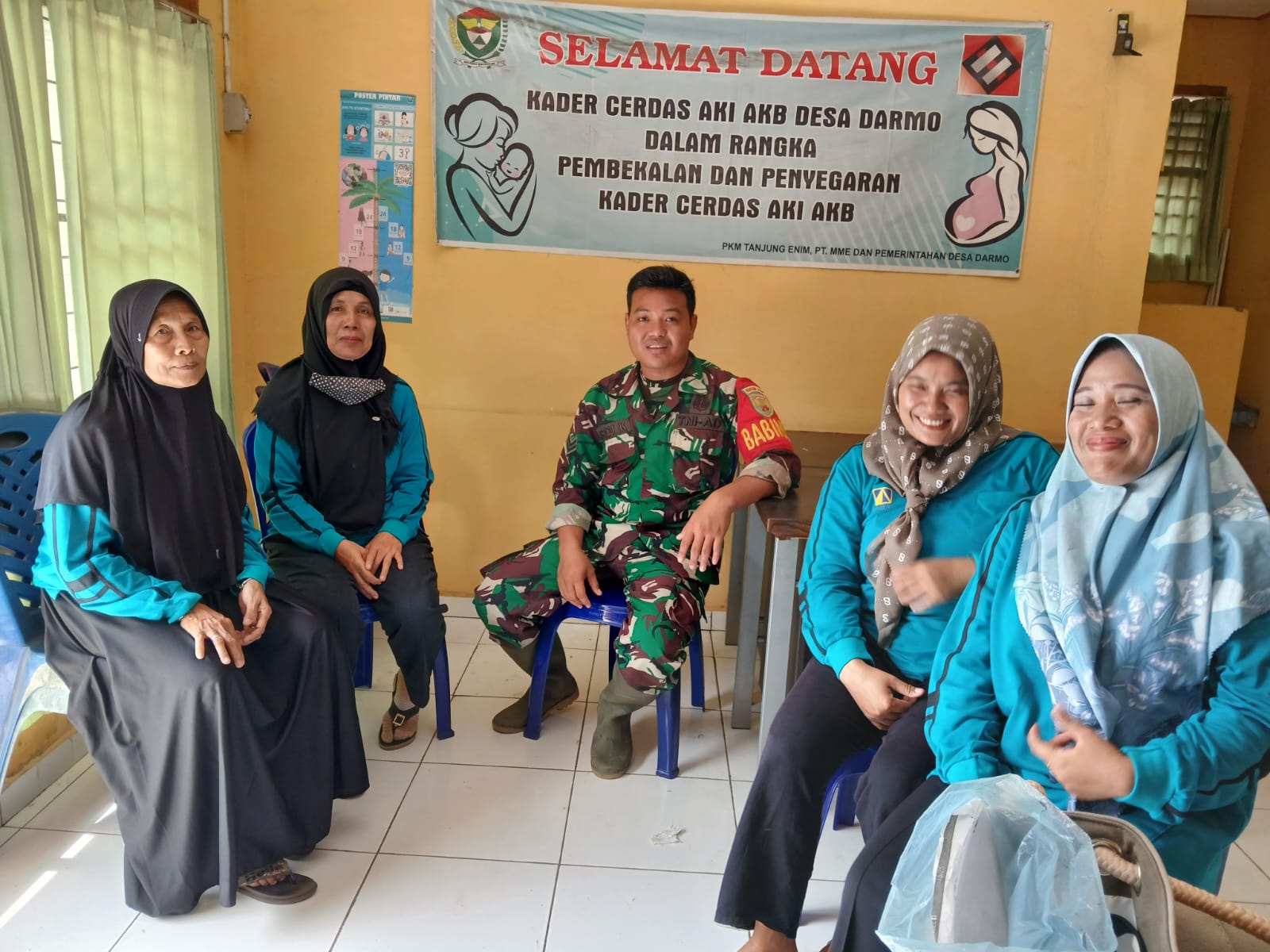 Sertu Ardi Babinsa Koramil 05/TE Siap Dukung Program TP PKK Desa Darmo