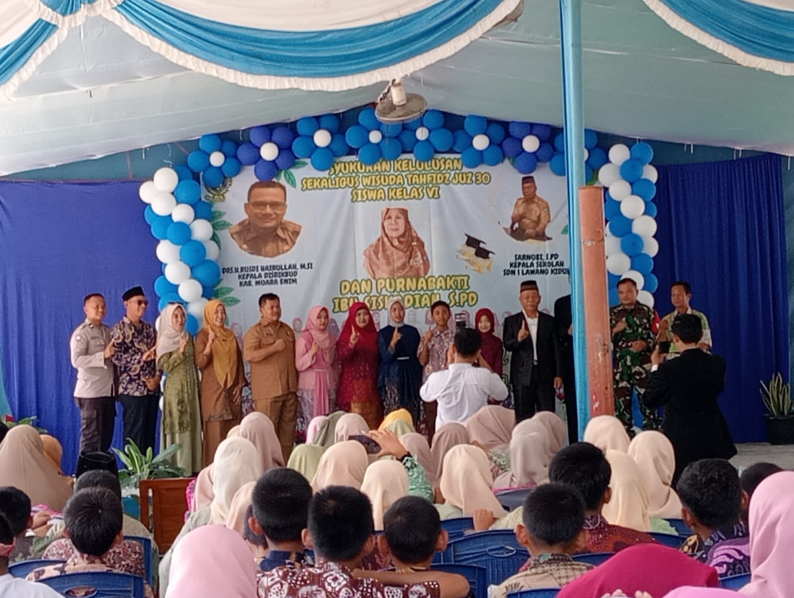 Serda Amin Babinsa Koramil 05/TE Sambut Baik Keberhasilan Kepsek dan Guru SDN 1 Laki Didik Murid