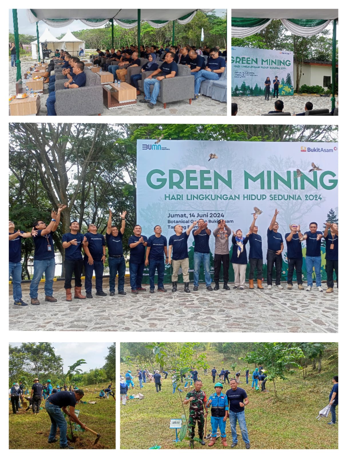 Saat Hadiri Acara HLHS, Danramil 05/Tanjung Enim Sanjung Keberhasilan PTBA