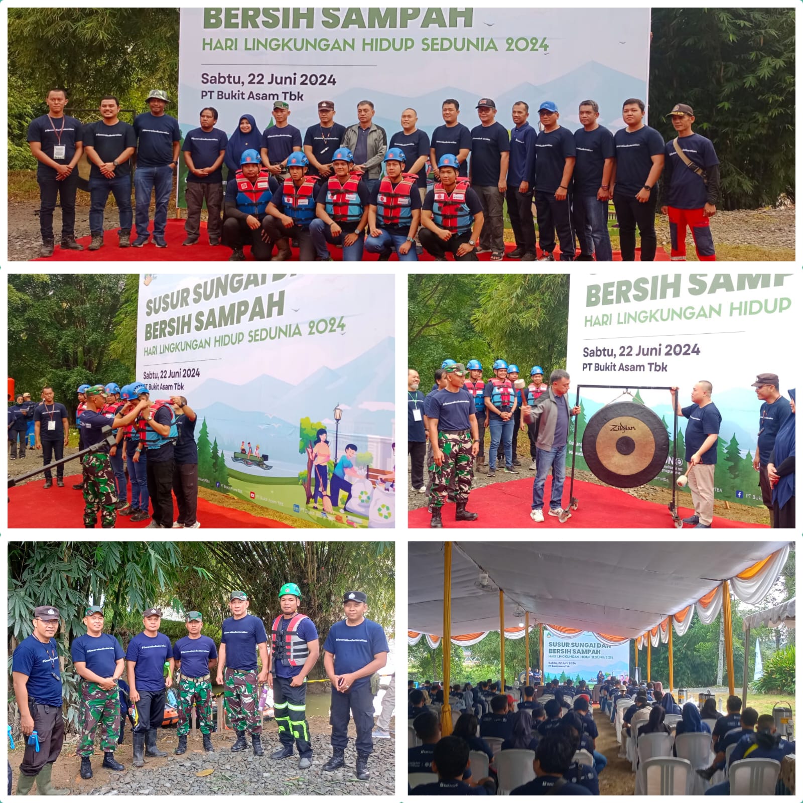 Hadiri Giat HLHS, Babinsa 05/TE, Siap Dukung Giat PTBA