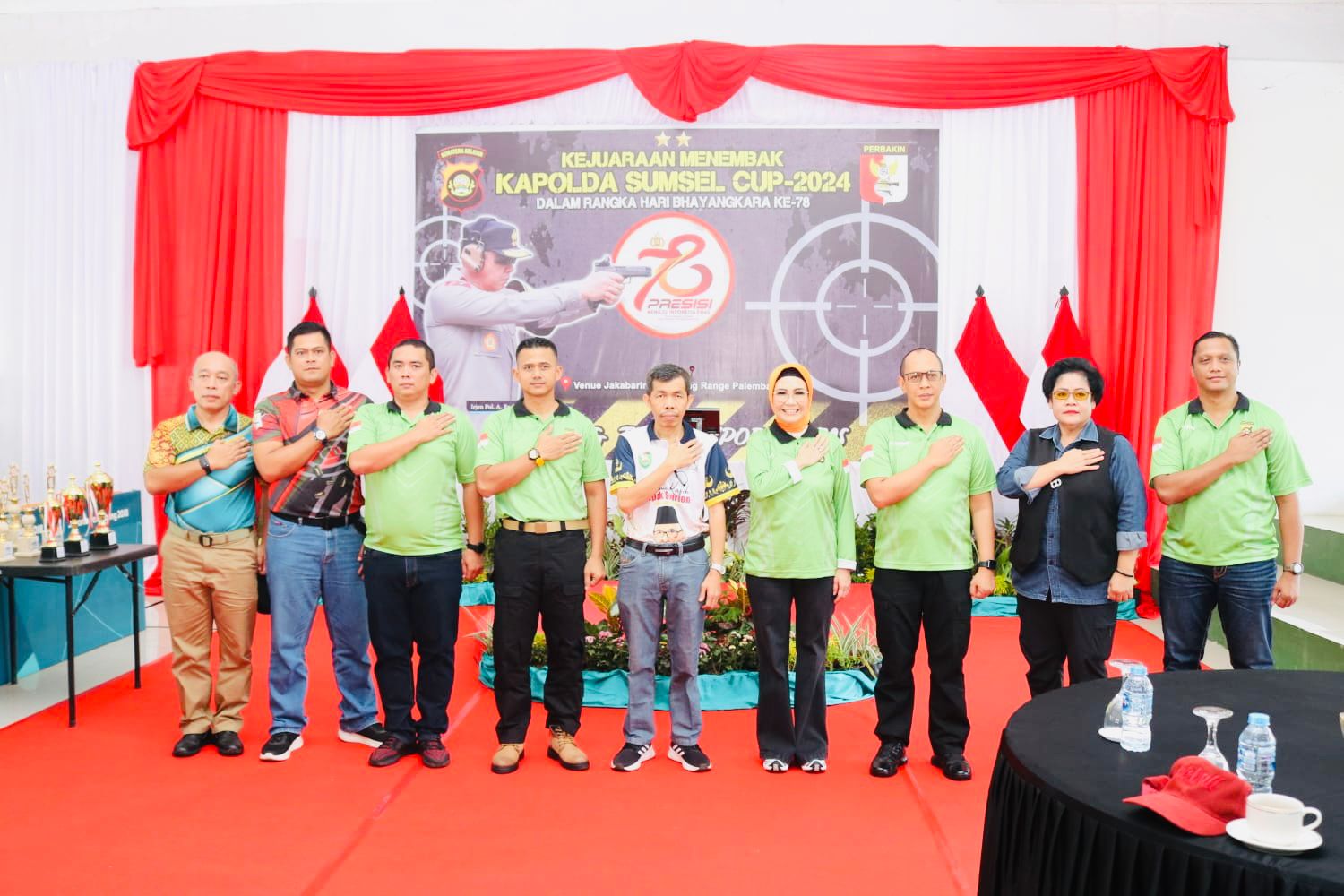 Kapolda Sumsel Irjen A Rachmad Wibowo Buka Lomba Kejuaraan Menembak Hari Bhayangkara Ke 78