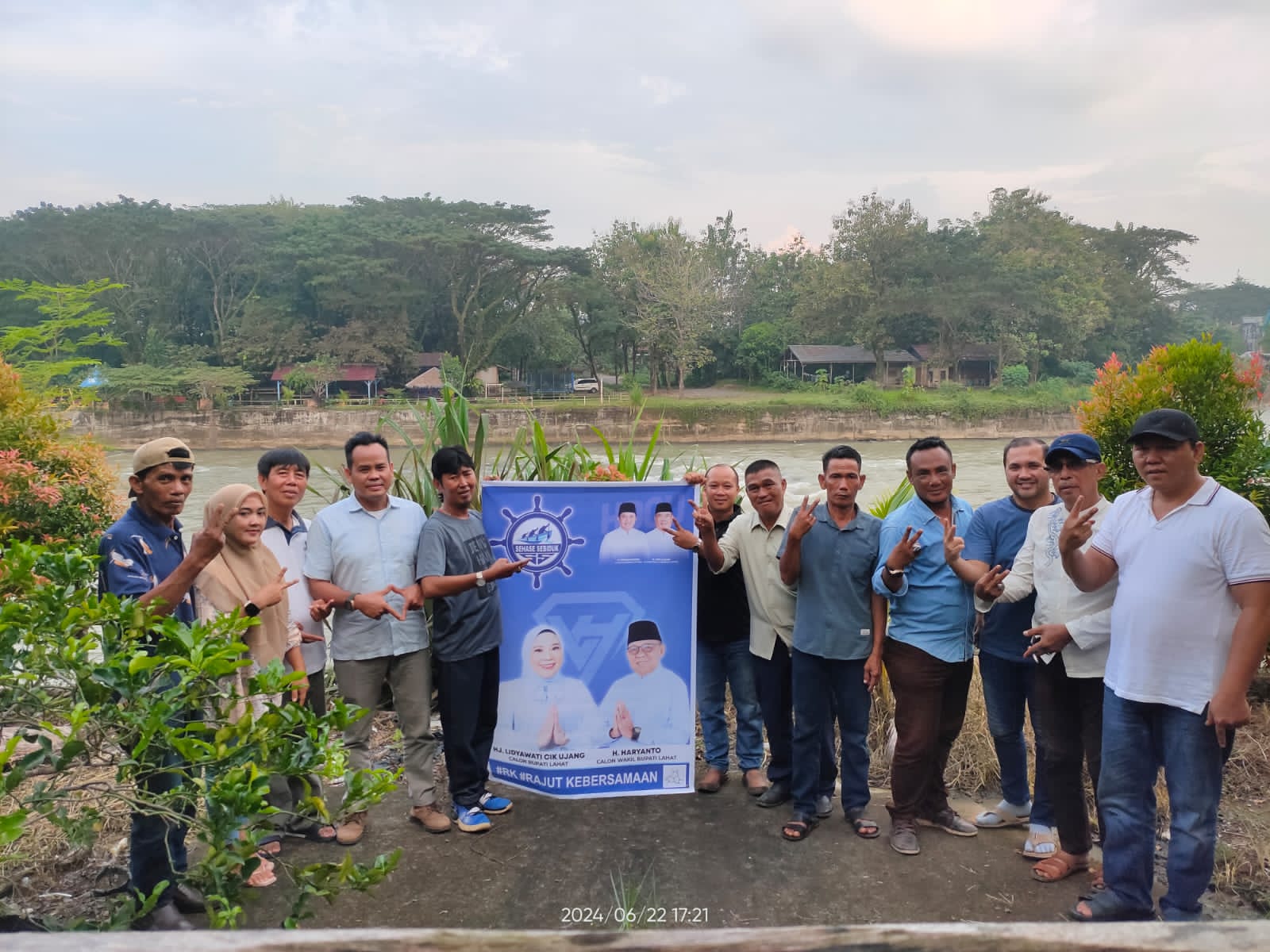 Tim Same Ase Bapaslon Gub Dan Wagub Sumsel Serta Bupati Dan Wabup Lahat Banjir Dukungan.