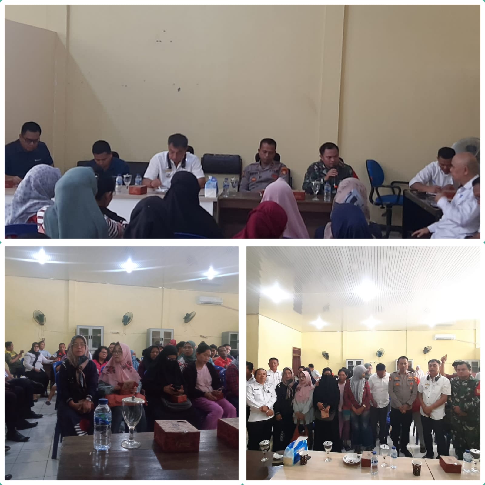 Hadiri Rapat Bersama Camat Laki, Babinsa Koramil 05/TE Komitmen Dukung Program Pemerintah
